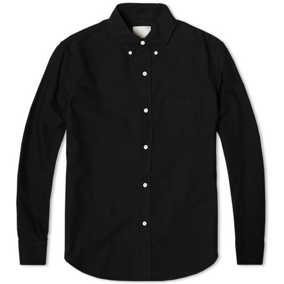 SOLD- Band of Outsiders Black Oxford Shirt - Picture 1 of 5